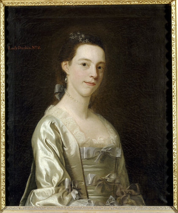MARY, 2nd WIFE OF JOHN DURBIN, oil on canvas by Nathaniel Hone
