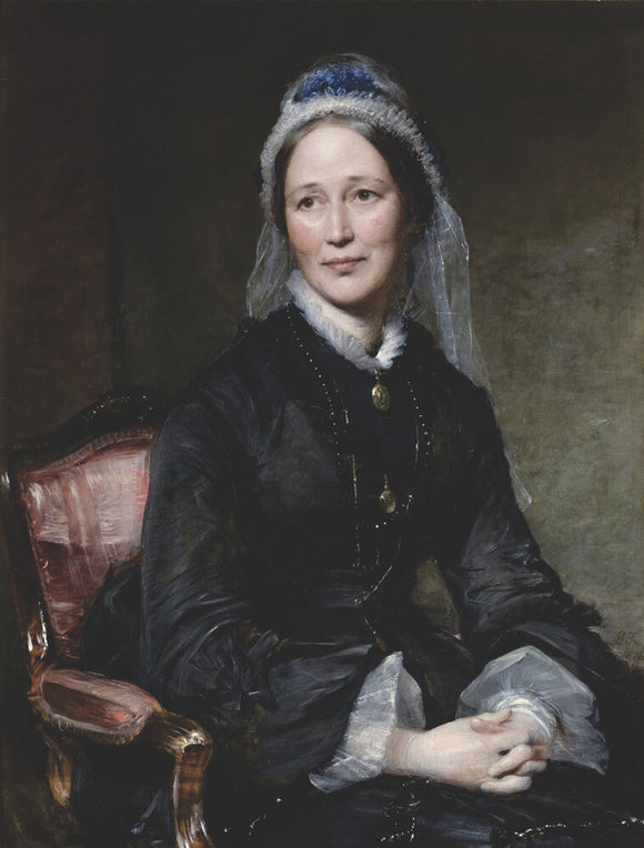 LADY JULIANA AGAR-ROBARTES (1812-1881) by George Richmond at Lanhydrock, Cornwall