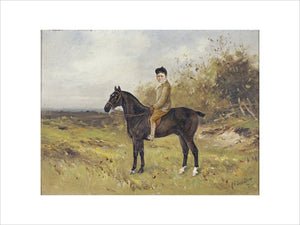 PORTRAIT OF MASTER THOMAS FERMOR-HESKETH ON HIS PONY by Lucas-Lucas at Rufford Old Hall