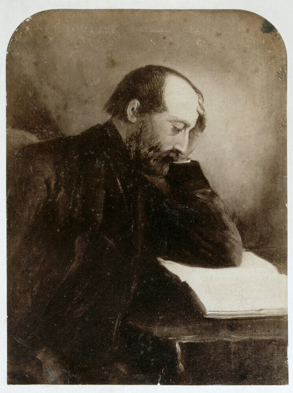 Guiseppe Mazzini, a photograph in the Attic Study at Carlyle's House, 24 Cheyne Row, London