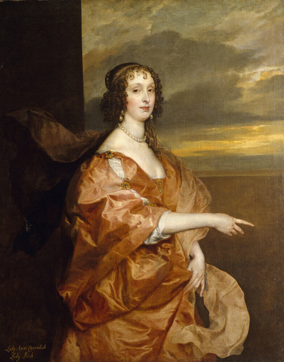 ANNE BOTELER, COUNTESS OF NEWPORT (1612-1638), by Sir Anthony Van Dyck (1599-1641)