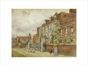 MOMPESSON HOUSE by George Henton 1888, watercolour