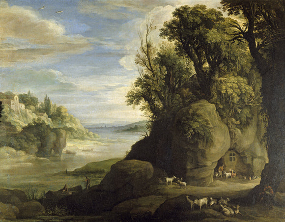 A LANDSCAPE by Paul Brill(1554-1626)
