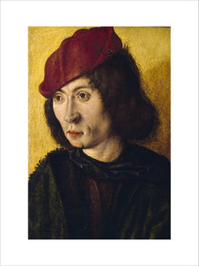 HEAD OF A YOUNG MAN Master of the Bartholomew Altarpiece(attrib) (late C15th - early C16th)