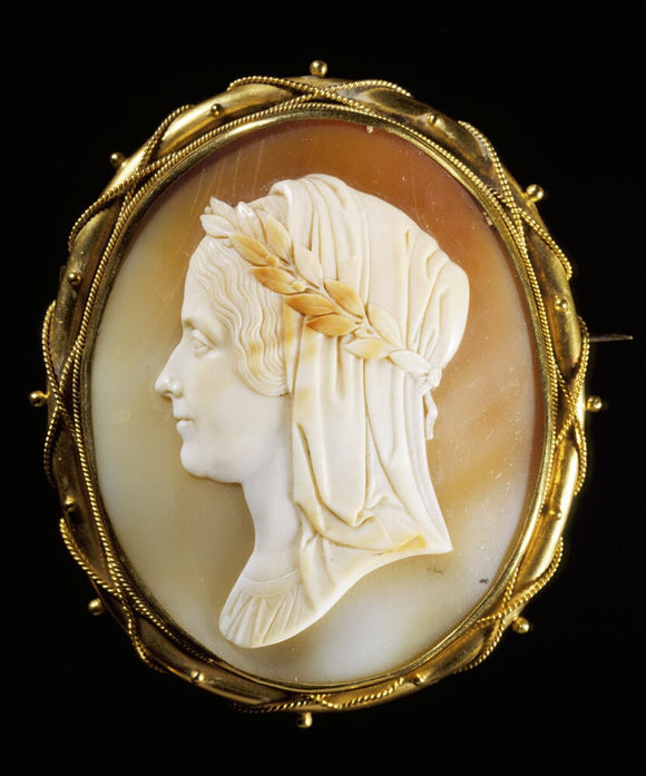 Cameo of MRS MARY SOMERVILLE in the Greek style