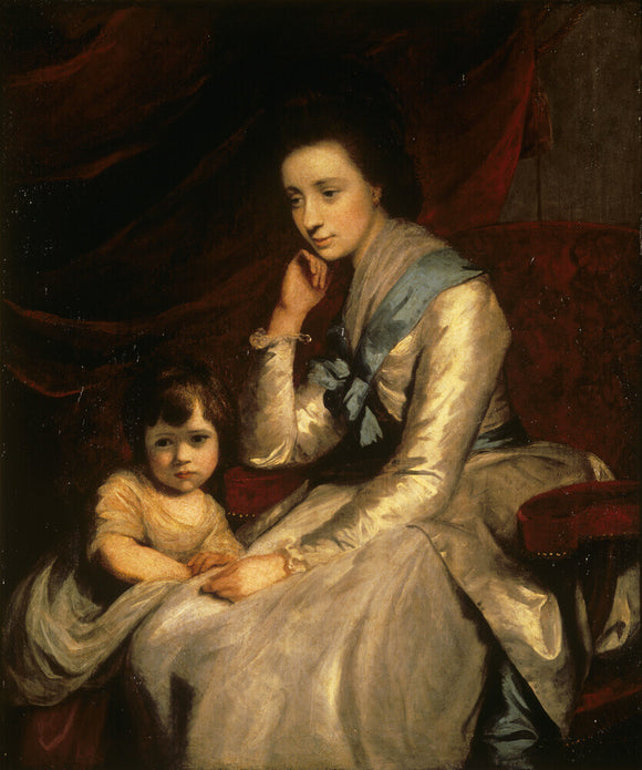 THERESA ROBINSON, MRS PARKER, AND HER SON, LATER LORD MORLEY by Sir Joshua Reynolds (1723-1792)