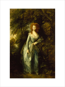 SUPPOSED PORTRAIT OF LADY MARY BRUCE, DUCHESS OF RICHMOND by Thomas Gainsborough at Ascott