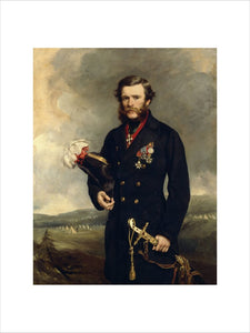 PORTRAIT OF GENERAL SIR PERCY HERBERT (1822-76) by Sir Francis Grant in the Gateway Room at Powis Castle