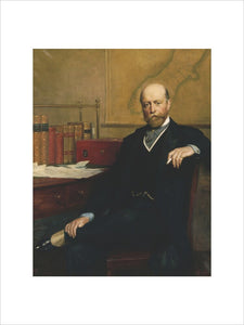 PORTRAIT OF THE 4TH EARL OF ONSLOW, GOVERNOR OF NEW ZEALAND (1903) by John Collier in The Onslow Room at Clandon Park