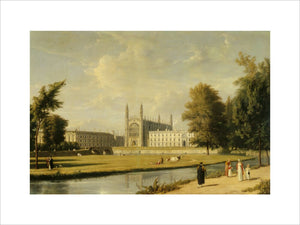 KING'S COLLEGE, CAMBRIDGE, ABOUT 1830, by William Westall (1781-1850)