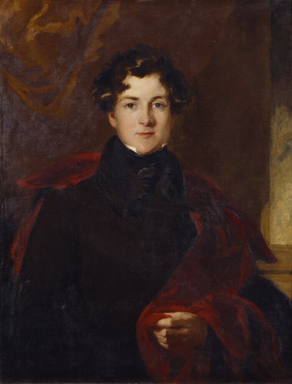 PORTRAIT OF EDMUND, 2ND EARL OF MORLEY by Frederick Say in the North Stairs at Saltram