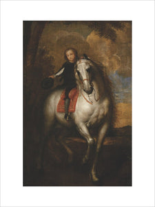 Sir Jeffrey Hudson (1619 - 1682) on Horseback
