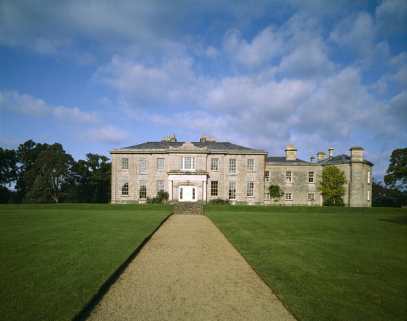 The West Front of the Argory, designed by Arthur and John Williamson circa 1819, started in 1820 and finished c. 1824