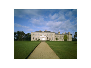 The West Front of the Argory, designed by Arthur and John Williamson circa 1819, started in 1820 and finished c. 1824