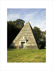 Mausoleum pyramid at Blickling Hall, designed by Joseph Bonomi 1796-97