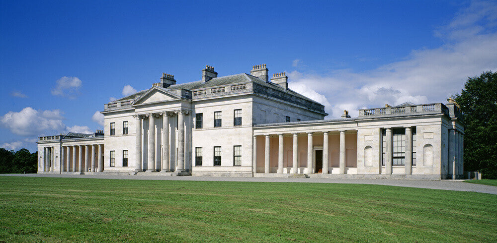 Slightly oblique view of the facade of Castle Coole – National Trust Prints