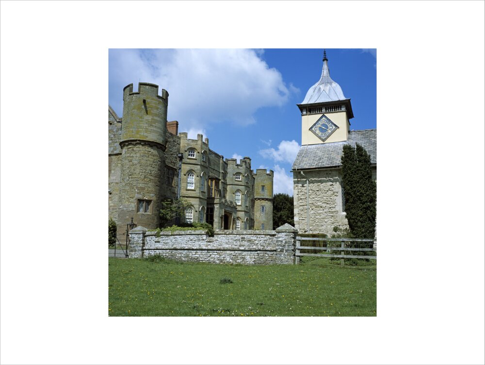 A view, from the south, of the main building and the Church at Croft C ...