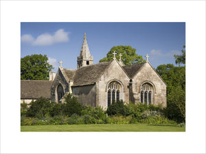 C14th Parish Church of All Saints at Great Chalfield Manor, Wiltshire