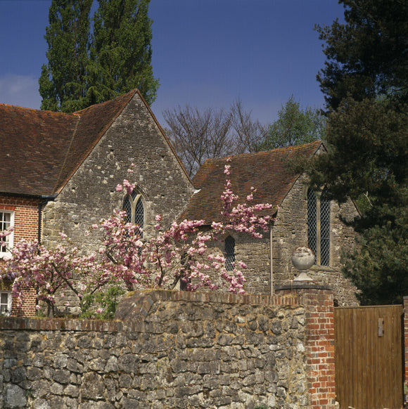 A partial view of Old Soar Manor