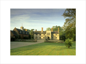A view of the Forecourt of Baddesley Clinton
