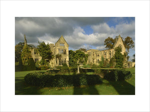 This is a view of Nymans Garden, West Sussex, which also shows the House