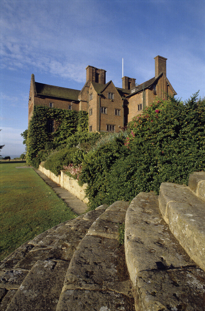 View From Chartwell View from terrace towards Chartwell House showing shrubs and bushes ...