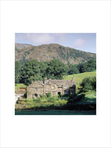 A view of the Waterhead Cottages on the Monk Coniston Estate in the Lake District, acquired by Beatrix Potter in 1930