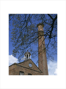 The Bell Tower and chimney at Quarry Bank Mill