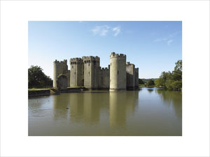 Bodiam Castle, East Sussex, built between 1385 and 1388
