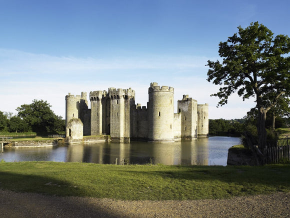 Bodiam Castle, East Sussex, built between 1385 and 1388