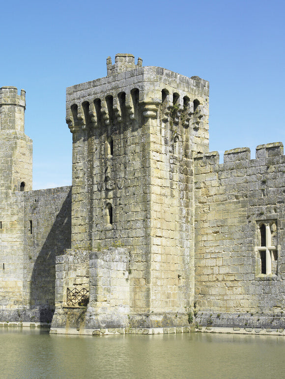The Postern Tower on the South Range at Bodiam Castle, East Sussex, built between 1385 and 1388