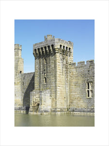 The Postern Tower on the South Range at Bodiam Castle, East Sussex, built between 1385 and 1388
