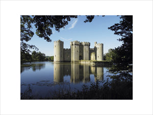 The North Range at Bodiam Castle, East Sussex, built between 1385 and 1388