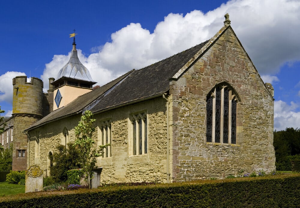 The Church of St Michael, built in the fourteenth and fifteenth centur ...