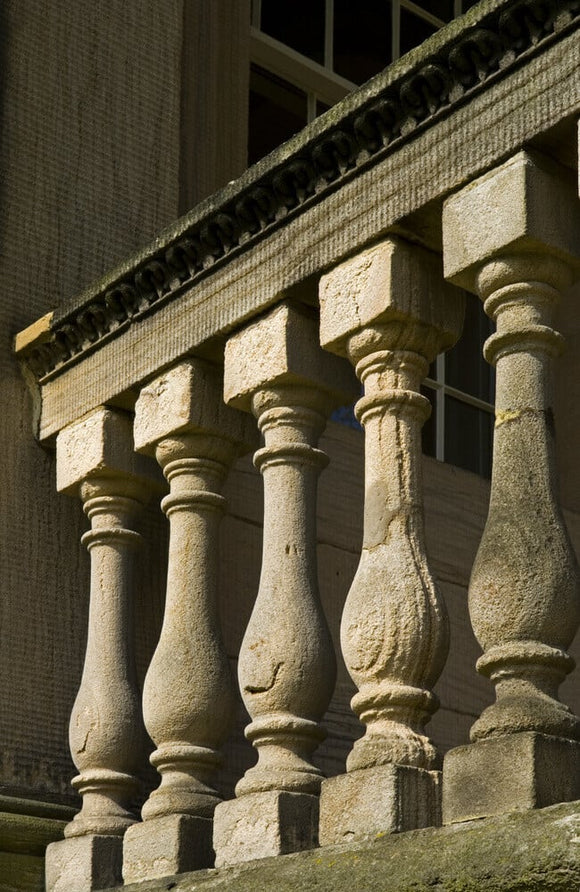 Architectural detail on the Palladian Chapel, at Gibside, Newcastle upon Tyne