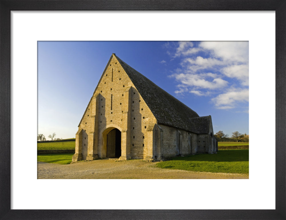 The mid-thirteenth century monastic Great Coxwell Barn near Faringdon ...