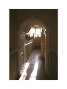 A view down along the Corridor looking towards the bust of William Wordsworth