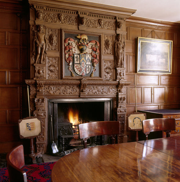 View of the Private Dining Room at Calke Abbey