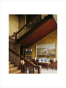 The imposing Cedar Staircase, designed by William Talman in 1698 and completed after 1702