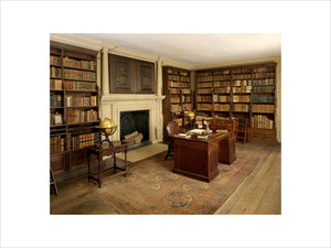 View of the Book Room at Canons Ashby