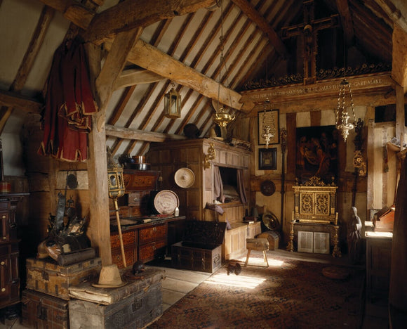 Charles Wade's bedroom in the Priest's House