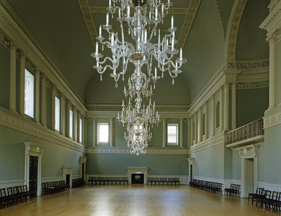 General view of the Ballroom at Bath Assembly Rooms