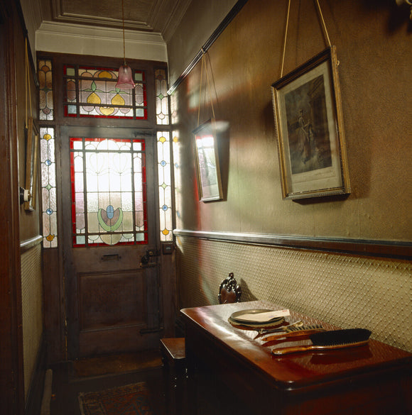 View of The Hall and front door in Mr Straw's House