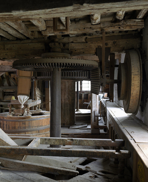 Interior of Houghton Mill, near Huntingdon, Cambridgeshire