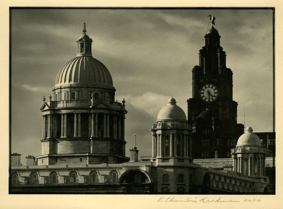 Cupolas of Cunard and Liver Building